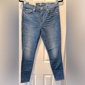 NWT 7 For All Mankind High Waist Ankle Gwenevere Jeans